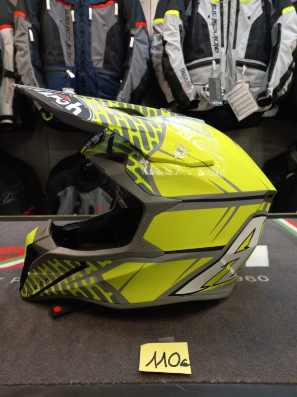 Casco Cross Airoh Wraap Idol Anthracite Matt