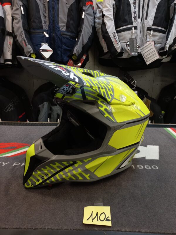 Casco Cross Airoh Wraap Idol Anthracite Matt - immagine 2